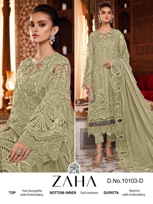 Zaha Habeeba Vol 1 Georgette Embroidery Pakistani Salwar Kameez